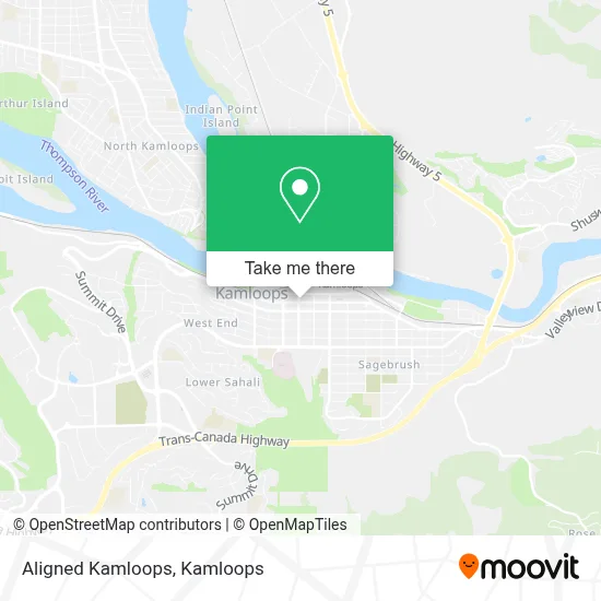 Aligned Kamloops map