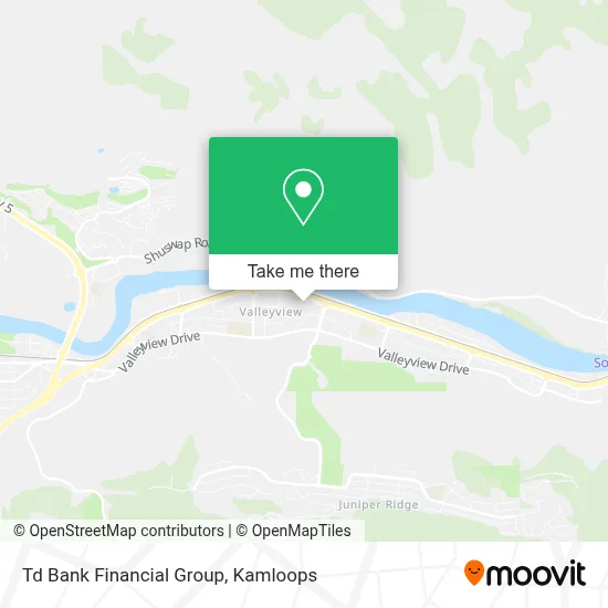 Td Bank Financial Group map