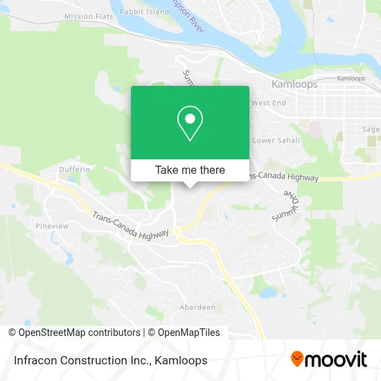 Infracon Construction Inc. map