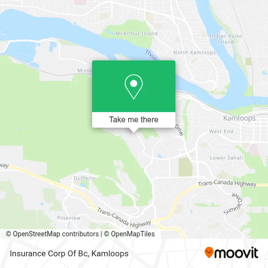 Insurance Corp Of Bc map
