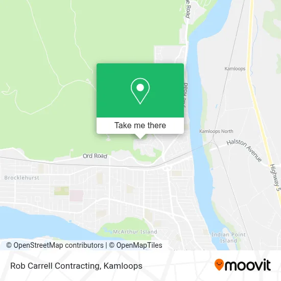 Rob Carrell Contracting map