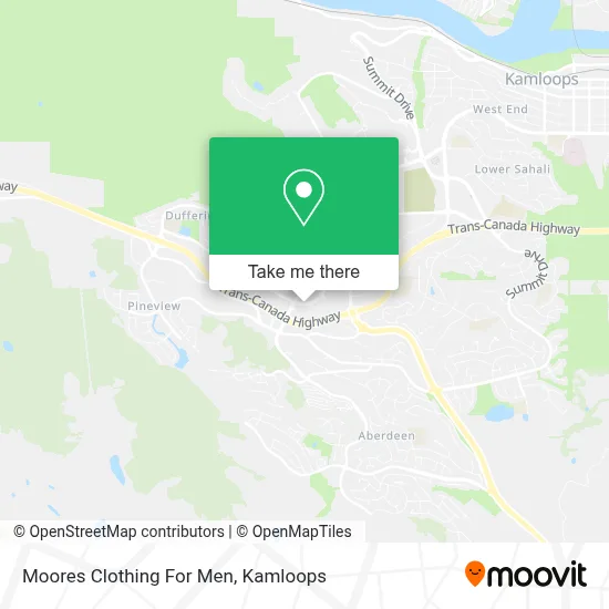 Moores Clothing For Men map