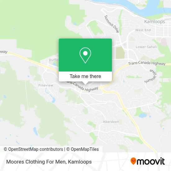 Moores Clothing For Men map