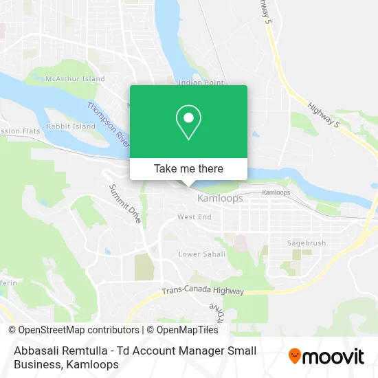 Abbasali Remtulla - Td Account Manager Small Business map