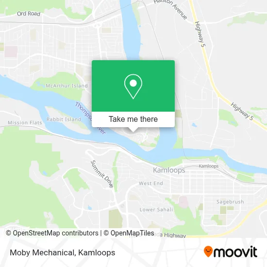 Moby Mechanical map