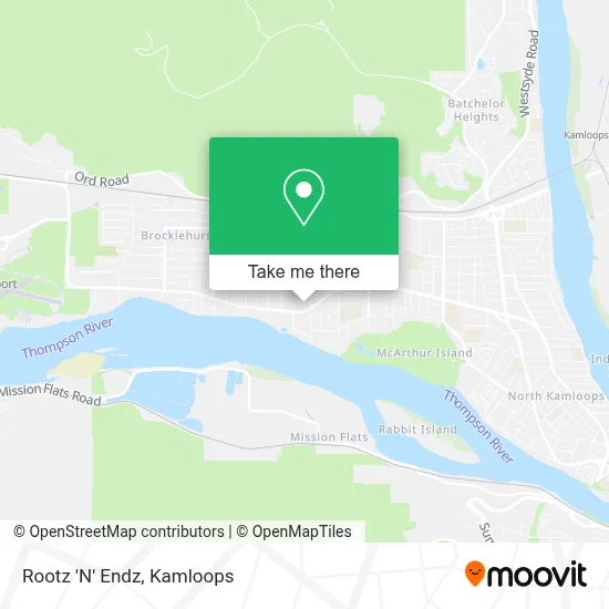 Rootz 'N' Endz map