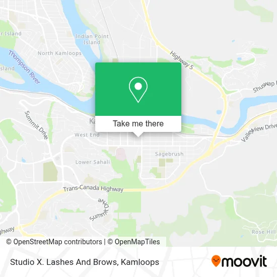Studio X. Lashes And Brows map