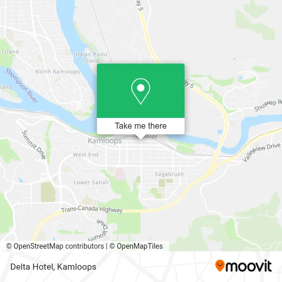 Delta Hotel map