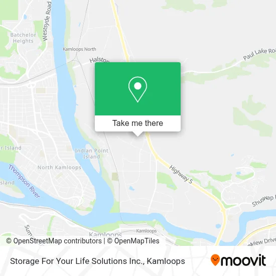 Storage For Your Life Solutions Inc. map