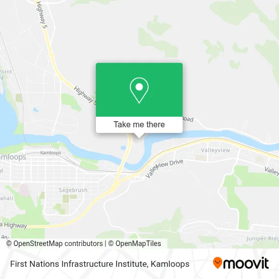 First Nations Infrastructure Institute map