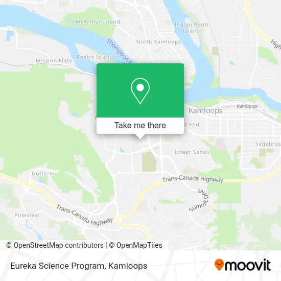 Eureka Science Program map