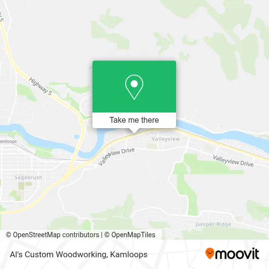 Al's Custom Woodworking map