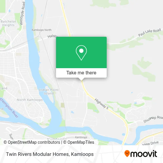 Twin Rivers Modular Homes map