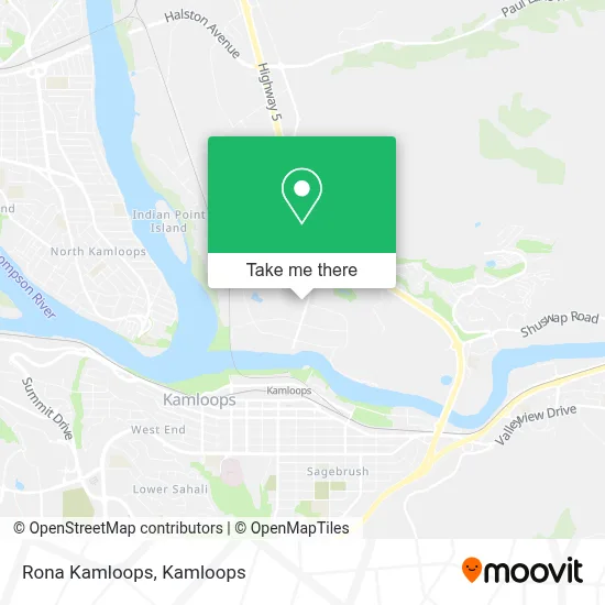 Rona Kamloops map