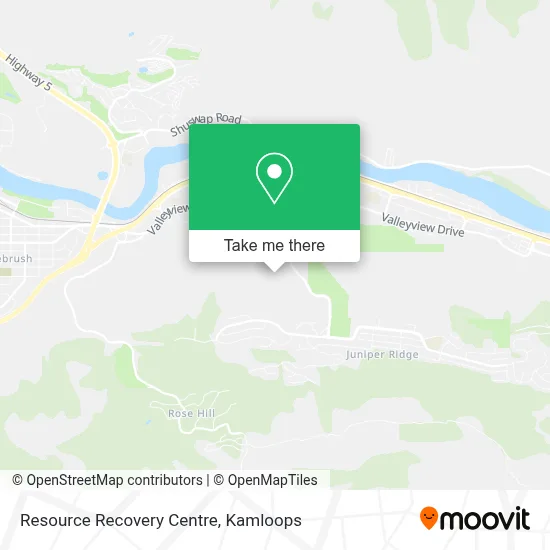 Resource Recovery Centre map