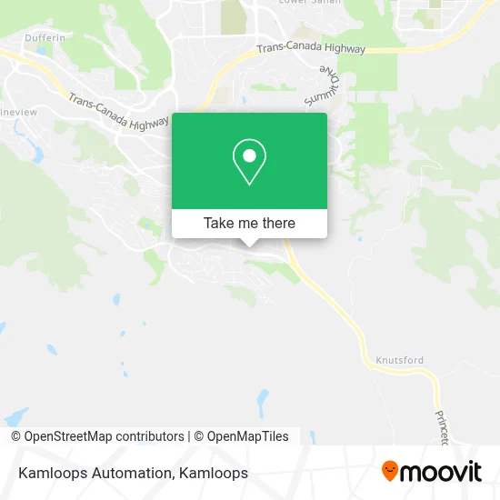 Kamloops Automation map