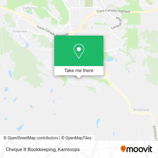 Cheque It Bookkeeping map