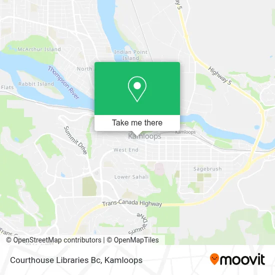 Courthouse Libraries Bc map