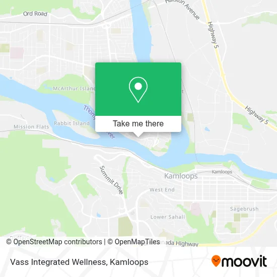 Vass Integrated Wellness map