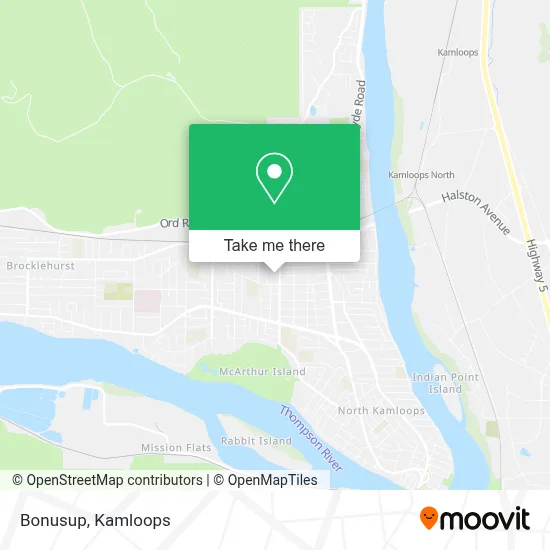 Bonusup map