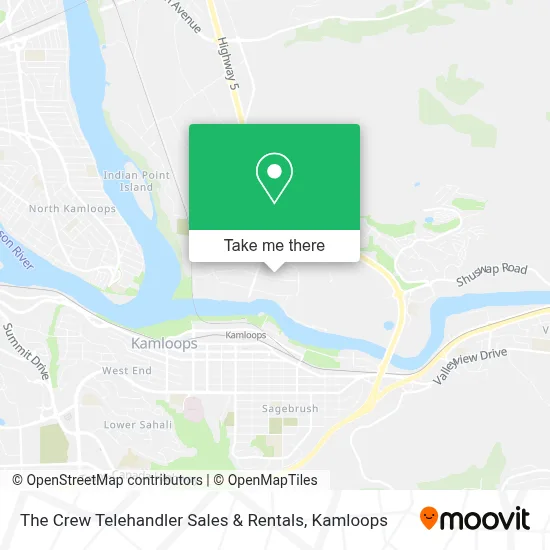 The Crew Telehandler Sales & Rentals map