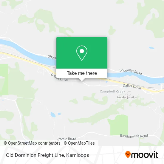 Old Dominion Freight Line map