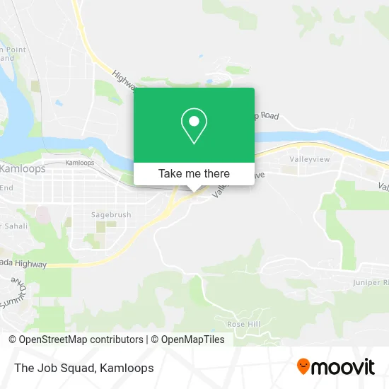 The Job Squad map