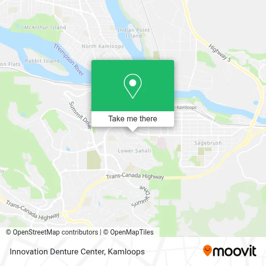 Innovation Denture Center map