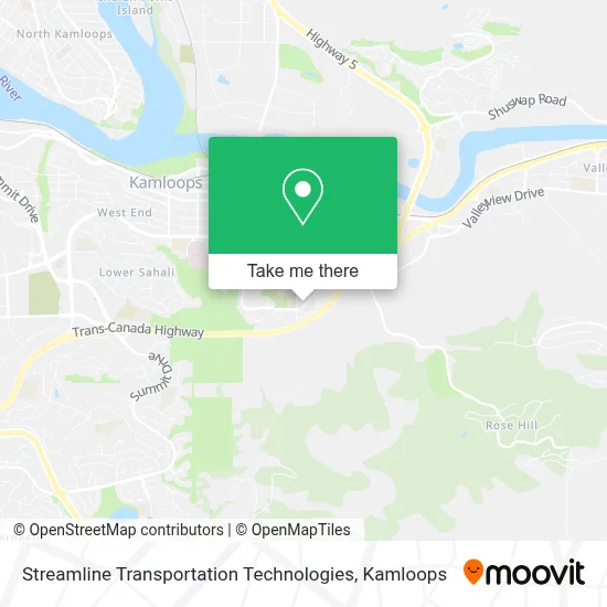 Streamline Transportation Technologies map