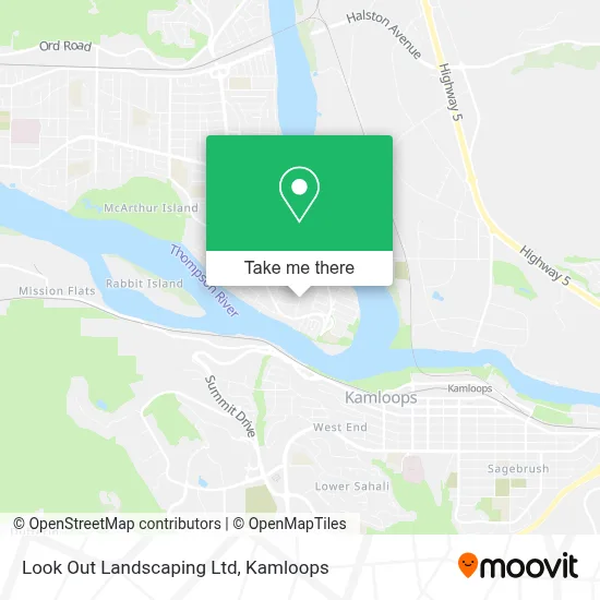 Look Out Landscaping Ltd map