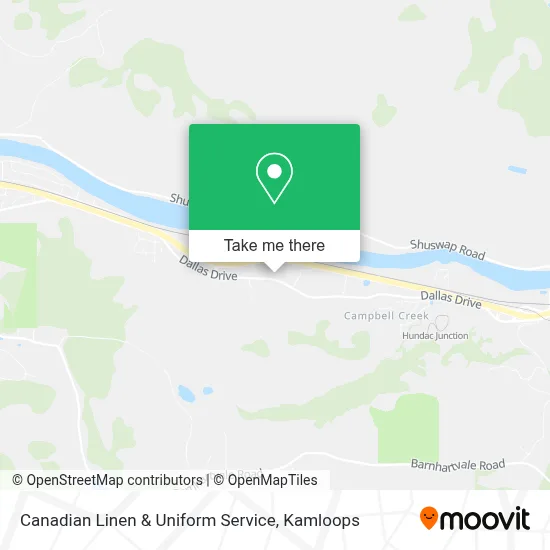 Canadian Linen & Uniform Service map