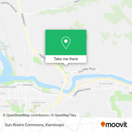 Sun Rivers Commons map