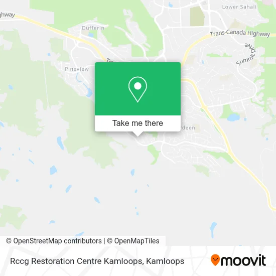 Rccg Restoration Centre Kamloops map