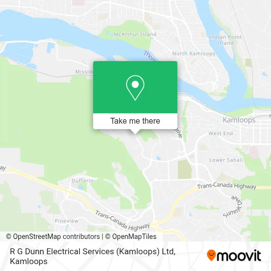 R G Dunn Electrical Services (Kamloops) Ltd map
