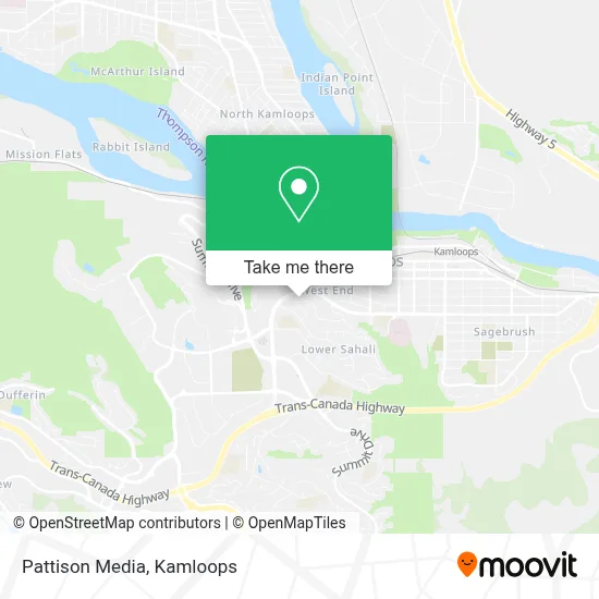 Pattison Media map