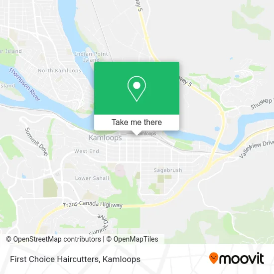 First Choice Haircutters map