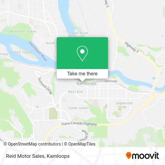 Reid Motor Sales map