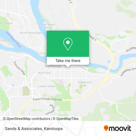 Sands & Associates map