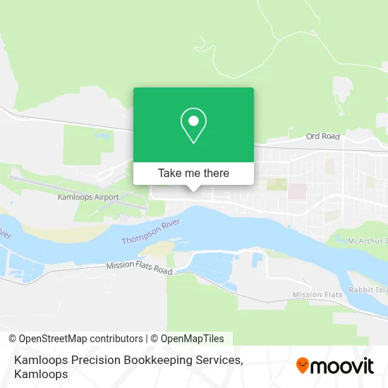 Kamloops Precision Bookkeeping Services map
