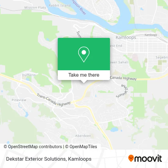 Dekstar Exterior Solutions map