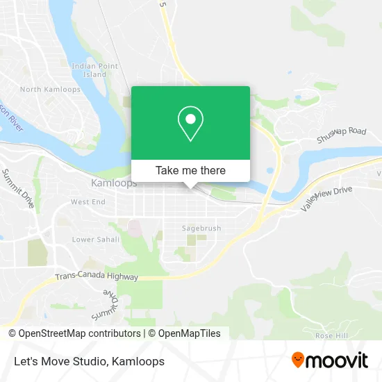 Let's Move Studio map