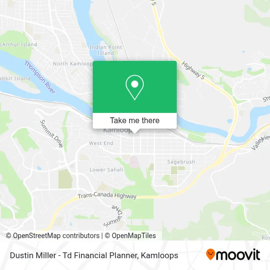 Dustin Miller - Td Financial Planner map