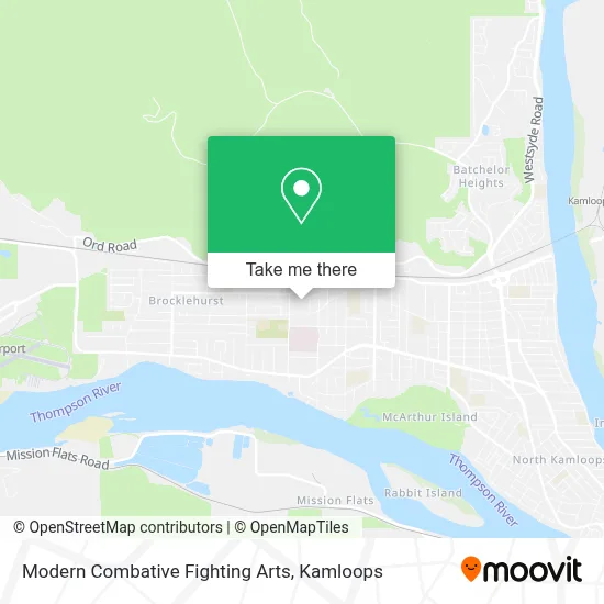 Modern Combative Fighting Arts map