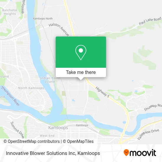 Innovative Blower Solutions Inc map