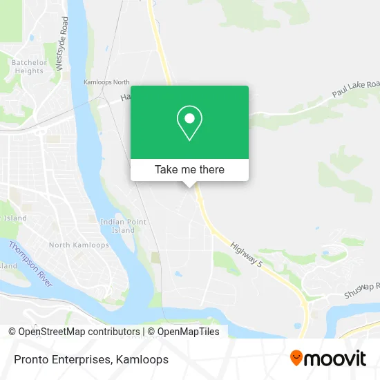 Pronto Enterprises map