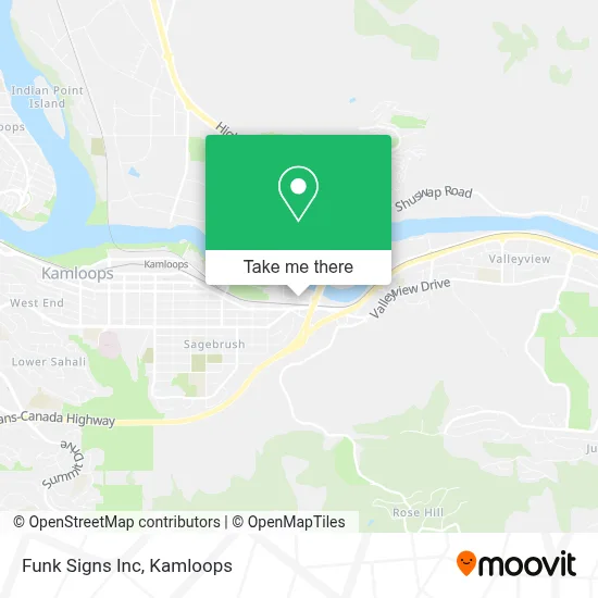 Funk Signs Inc map
