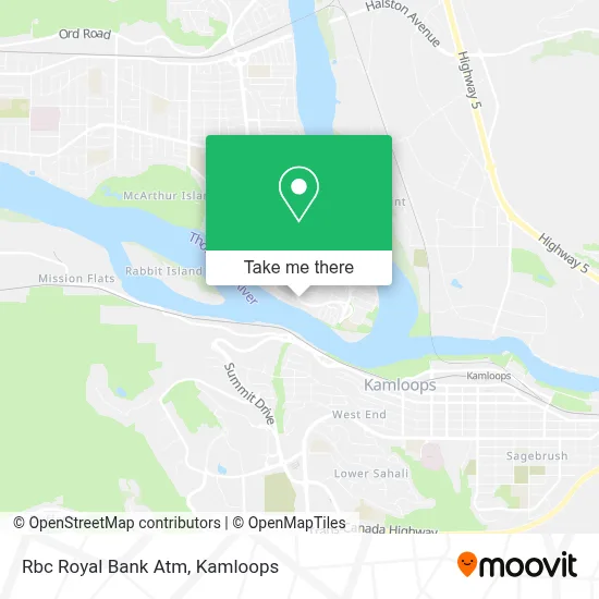 Rbc Royal Bank Atm map