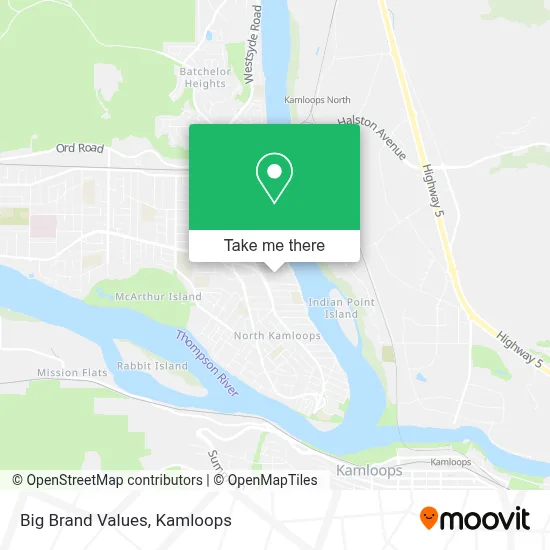 Big Brand Values map