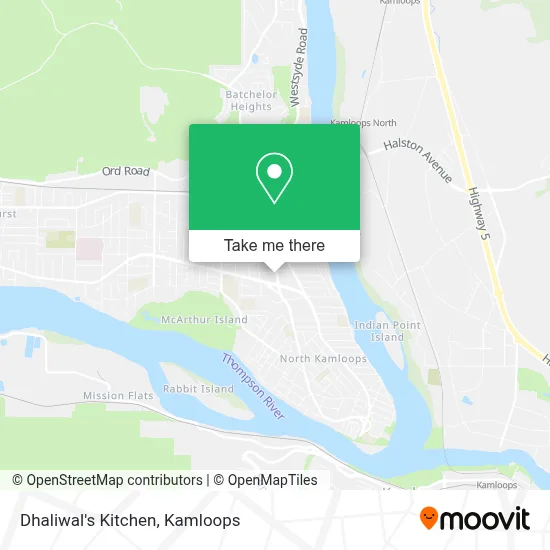 Dhaliwal's Kitchen map
