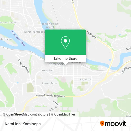 Kami Inn map